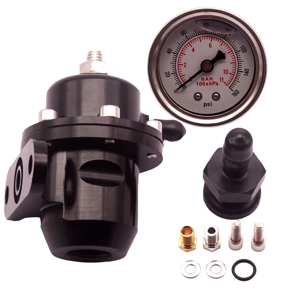 Pretekárske nastaviteľné FPR+regulátor tlaku paliva Automatické diely pre sériu Honda Civic B B16 B18 B17 B20 SI LS GSR D16