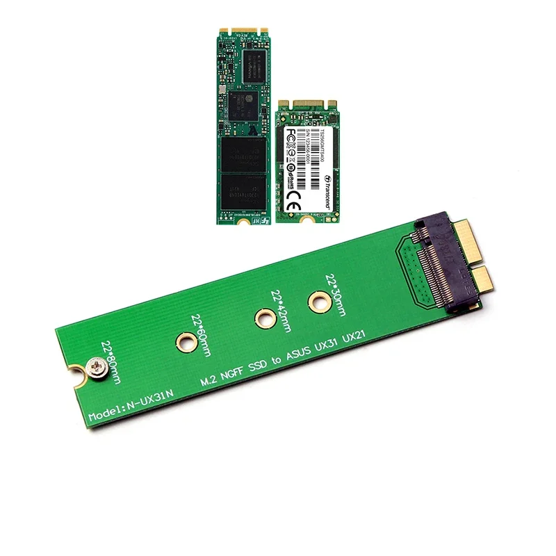 Prevodník SSD pre ZenBook M.2 (NGFF) SSD na 18 PIN SSD Adaptér podporuje 2230/2242/2260/2280 mm M.2 SSD pre ASUS UX31 UX21 ZenBook