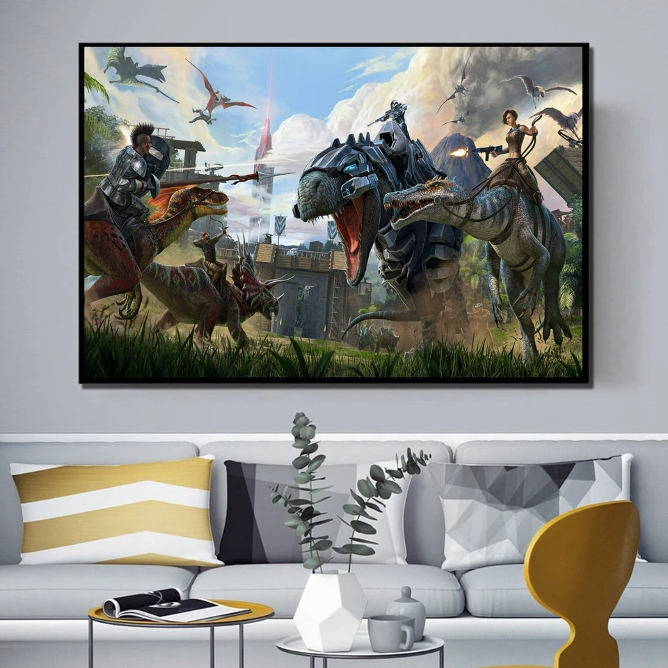 Prežitie Arch Evolved Game Plagát Tlač umenia nástenná maľba Domáca dekorácia Darček Prispôsobenie plagátu (bez rámu)