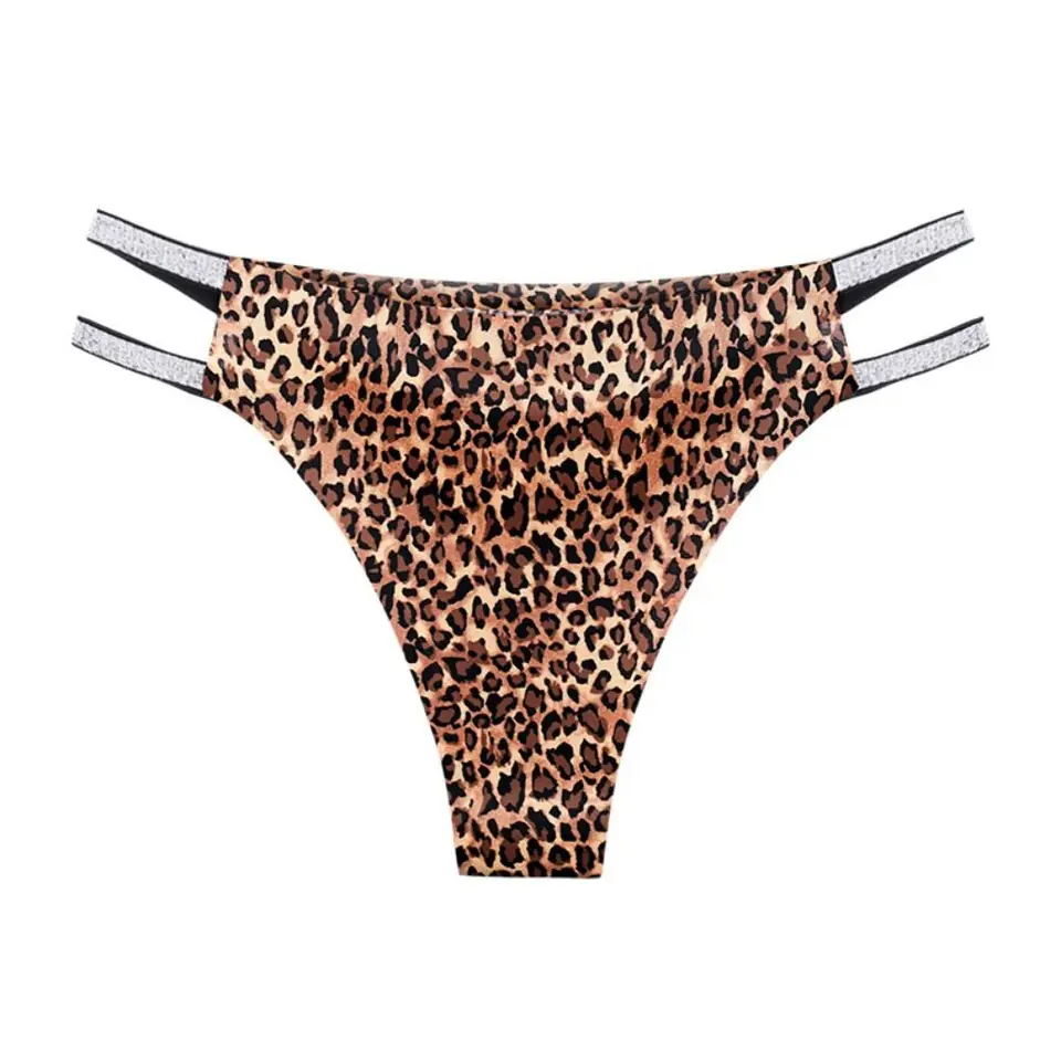Priedušné nízko pásové hodvábne nohavičky z bavlny Crotch Underwear Dámske nohavičky Zadobené režiséry