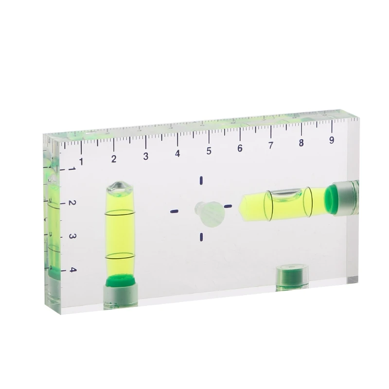 Priehľadná kvádna vysoká presnosť pre T úrovňou T integrovanej malej domácej magnetickej úrovne Bubliny Úroveň 95x51x13 mm odolná dropship