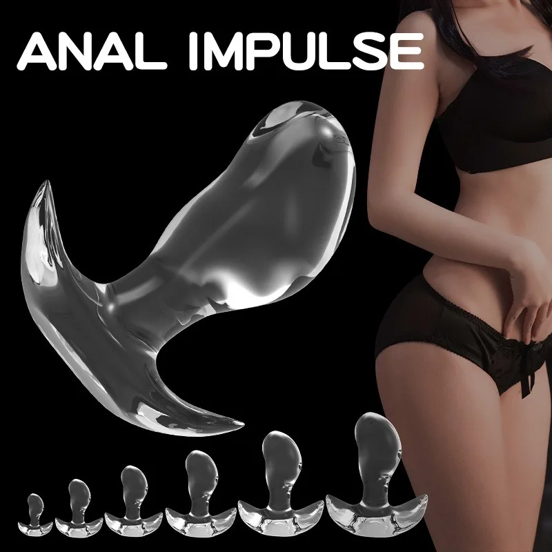 Priehľadná mangová análna zástrčka pre neviditeľné nosenie masturbácie päsť chrysanthemum päsť pre dospelých 18+
