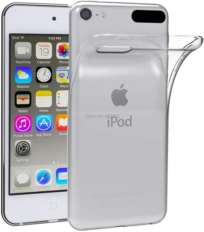 Priehľadné mäkké puzdro TPU SFOR pre Apple iPod Touch 5 6 7 Puzdro Slikone Clear Cleart Protect pre iPod Touch 7 zadný kryt CAPA