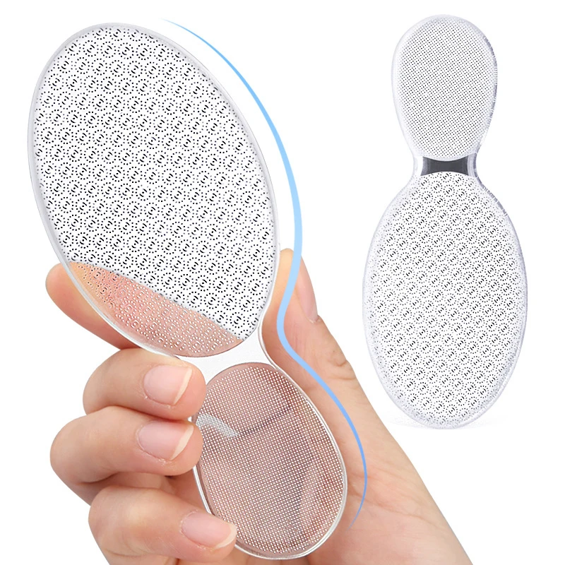 Priehľadné nano sklenené ručné nohy Foot Callus Foot Dead Cin Remover Remover Profesionálny pedikúra manuál