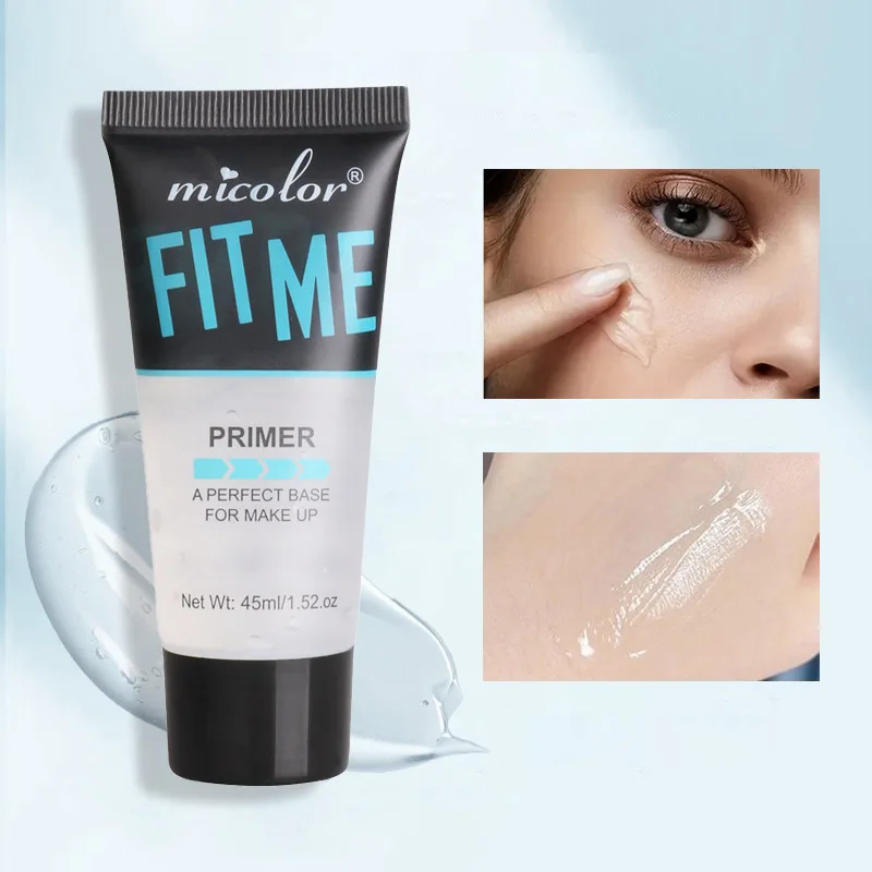 Priehľadné želé primérové ​​make -up základné farby vykresľovanie dlhotrvajúce make -up držanie predbežného krému 45 ml/1,52oz