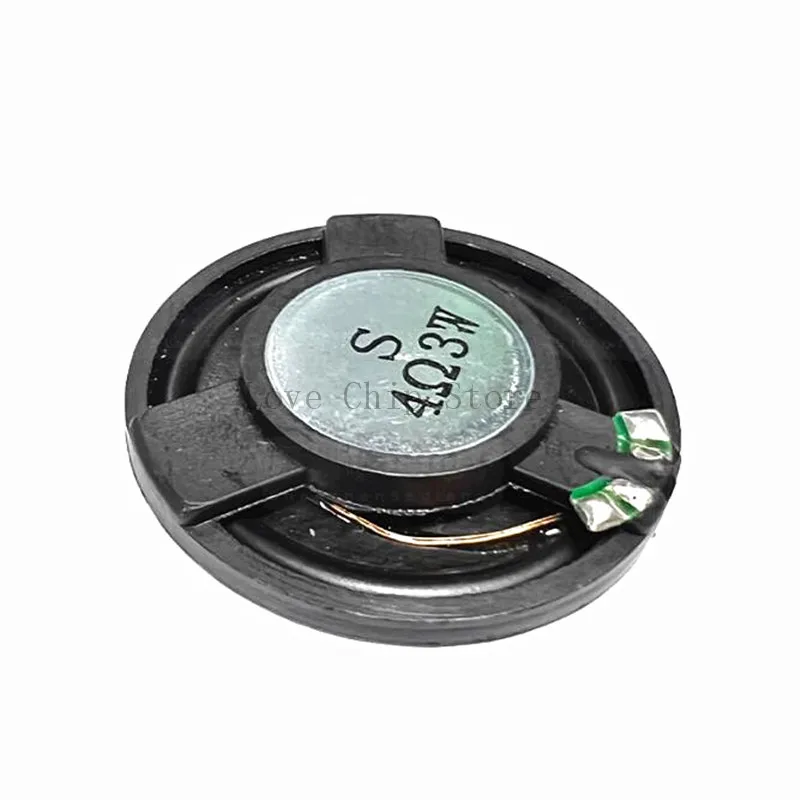 Priemer 40 mm 4 cm 4 ohm 3 watt 3w 4r kompozitný film Ultra tenký reproduktor plne frekvenčný guľatý multimediálny reproduktor s terminálom