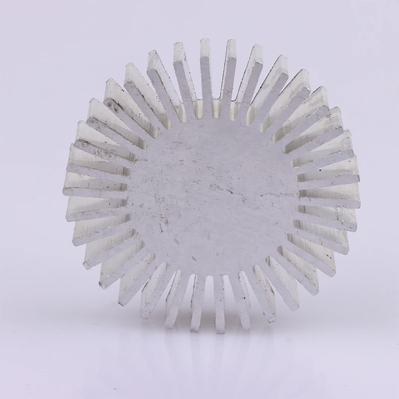 Priemer 50 mm 3 ~ 7W COB chladič Vysoké energie LED chladič slnečnice Slnoký chladič Round zliatiny Hliník