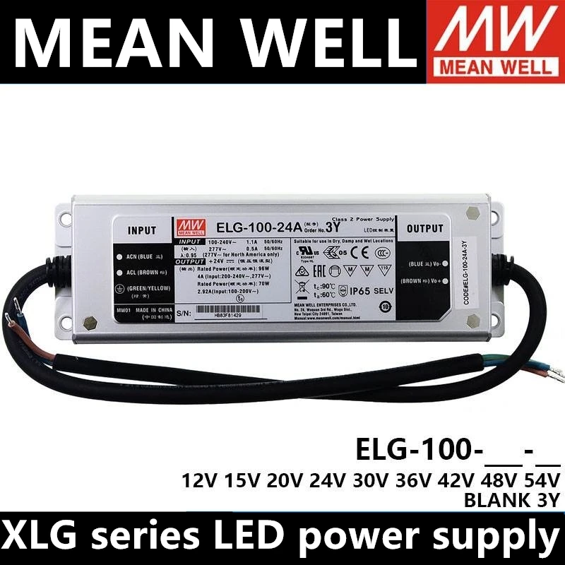Priemerná dobre ELG-100-24A-3Y ELG-100-24B-3Y ELG-100-