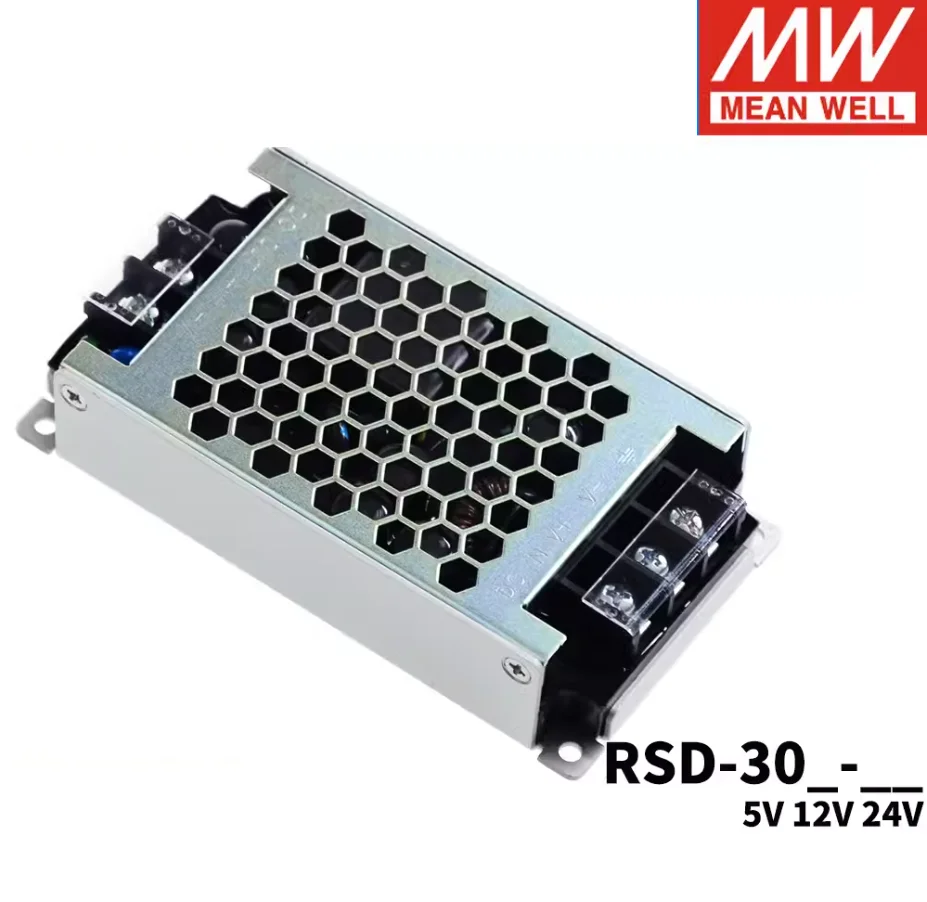 Priemerná studňa 30W Spoľahlivý železničný DC-DC prevodník RSD-30H/3RSD-30L/RSD-30G 3,3V 5V 12V 24V 36V 48V