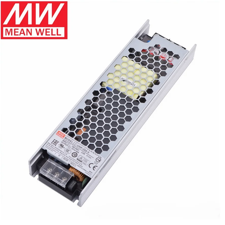 Priemerný studň 200W tenký typ s PFC prepínaním napájacieho zdroja UHP-200-3,3V 4.2V 5V 12V 15V 24V 36V 48V 55V