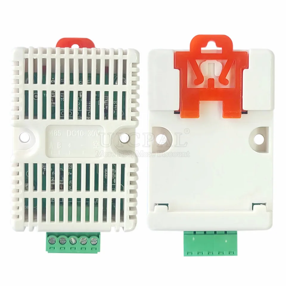 Priemyselné senzory SHT30 Priemyselné senzory Monitorovanie 5pin 35 mm din stopy Výstup RS485 MODBUS protokol