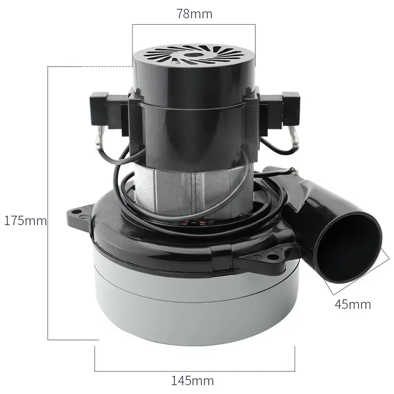 Priemyselné vysávačové príslušenstvo Motor Motor Celý motor bez prachového pílky, 220 V 1200 W 50 Hz
