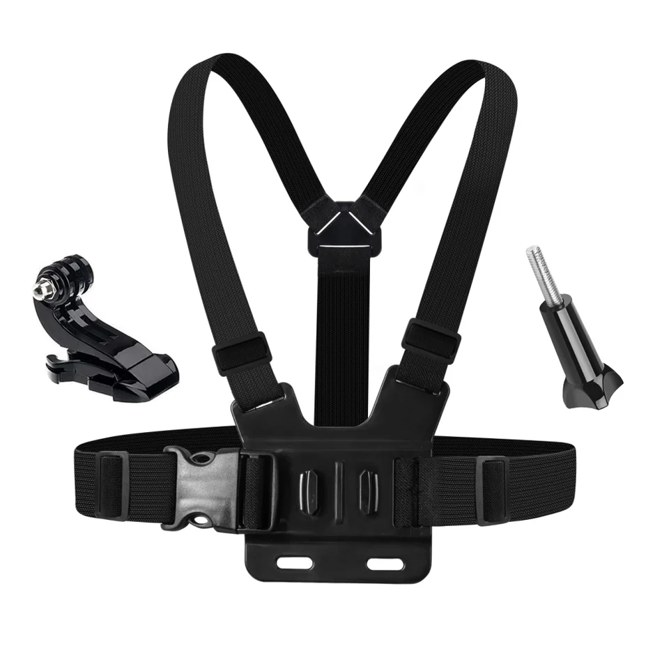 Priestret na hrudi Mount Belt pre GoPro Hero 12 11 10 9 8 7 4K Action Camera Adsessory Herrs Mount Herness pre Go Pro J-Hook