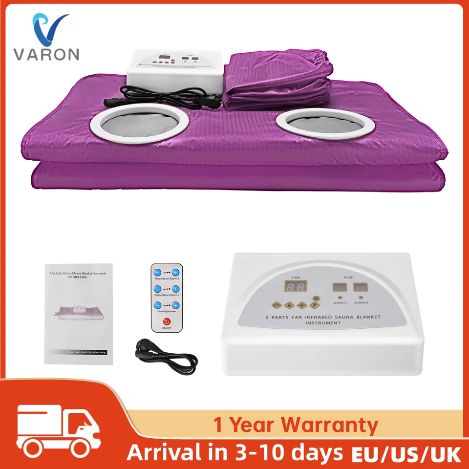 Prikrývka Varon Sauna s rukávmi infrare sauna zahrieva prikrývku Detox Detox Detox Thermal Slimming Sauna prikrývka pre domáce kúpele