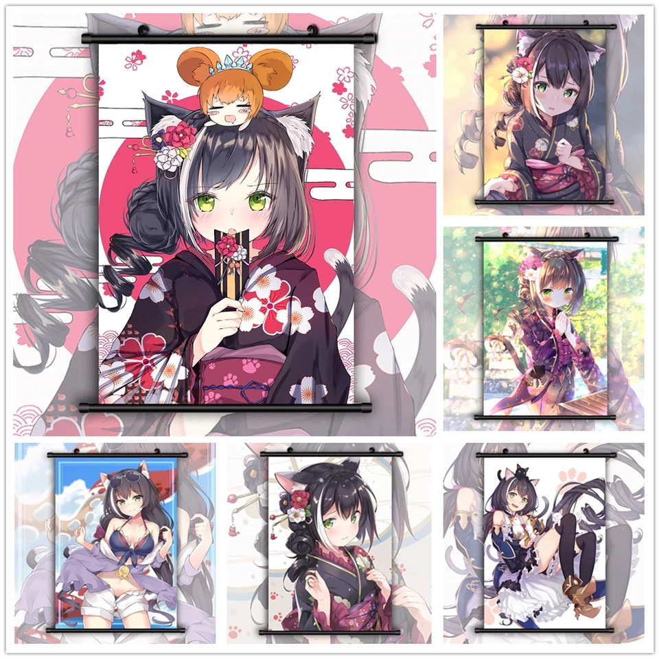 Princezná Connect Re Dive Kyaru Manga Wall Art Art Tlat Cartoon Canvas Decor Picture Picture Domáca dekorácia na izbe