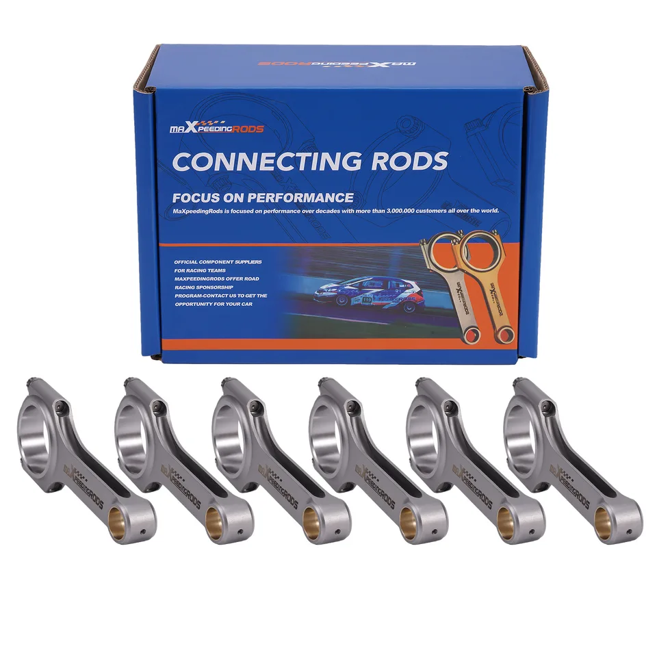 Pripojovacie tyče pre Audi TT 8N3 TT Roadster 8n9 3,2 VR6 Quattro 4340 Conrods 164mm Arp2000 Bellie Crank En24 TUV Floating Bellie