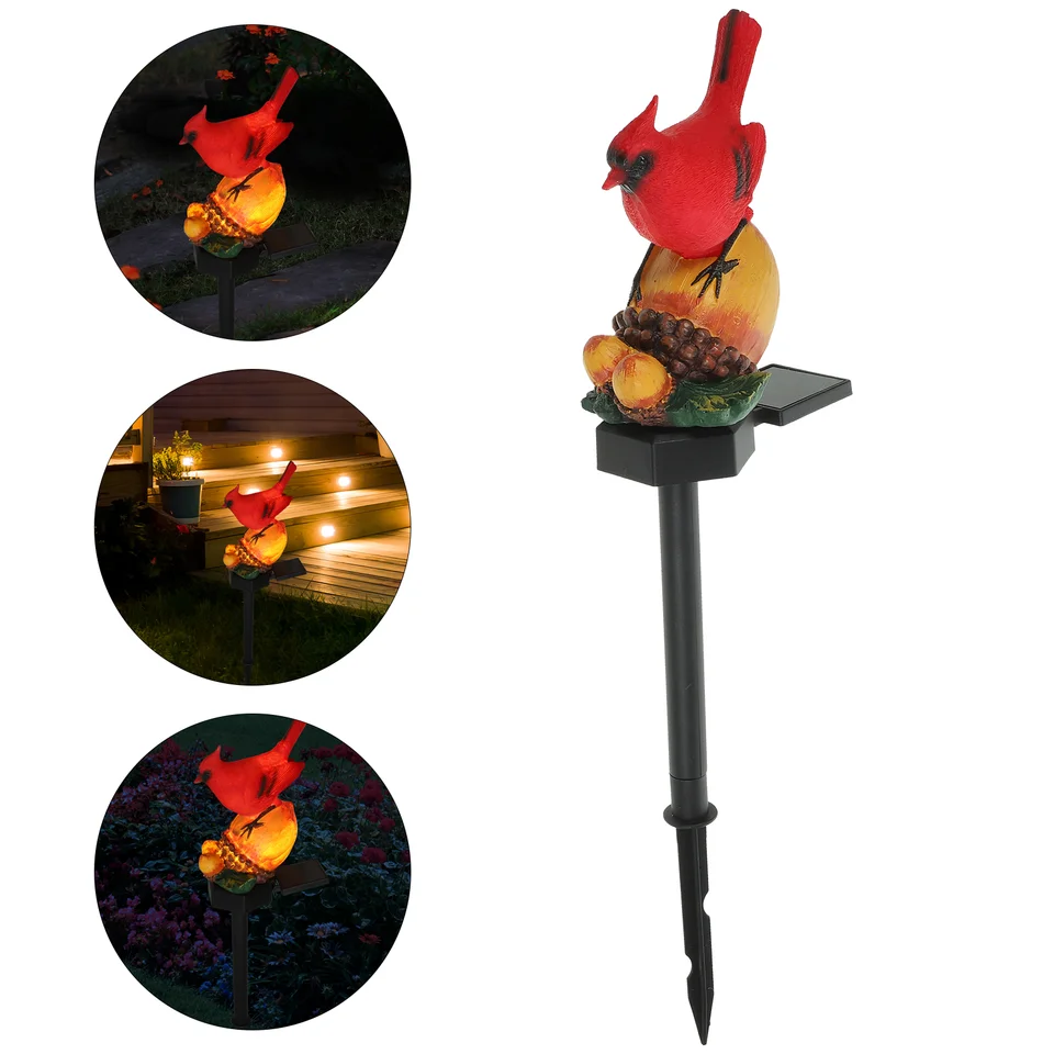 Pripojte sa do Light Bird's Land Outdoor Ozdoby solárne záhradné svetlá poháňané abs