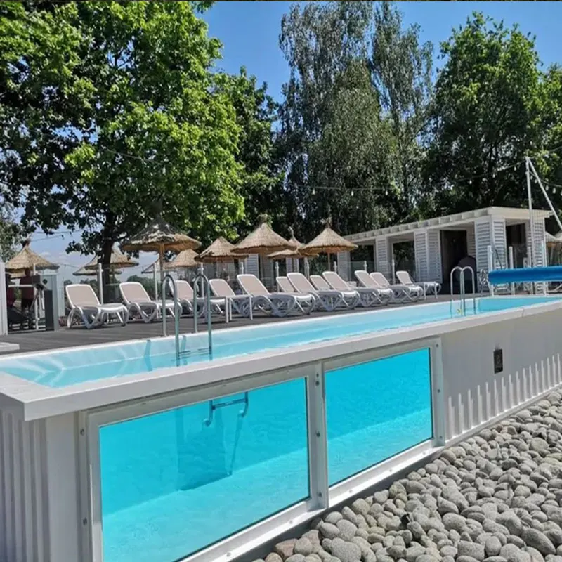 Pripravené 18 x 52 Kúpte si veľkú veľkosť 40 stôp vody na nádobu na nádobu na sklenené vlákna, bazén proti sklzu kontajner piscina škrupinové bazény