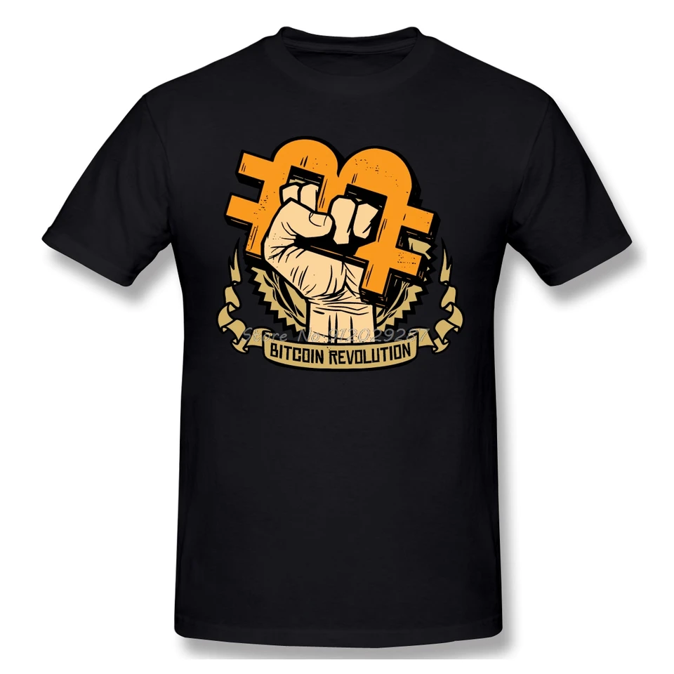 Prispôsobenie oblečenie bitcoin vtipné dogecoin zásoby tričko bitcoin módne rukávy pre mužov Tees Streetwear harajuku
