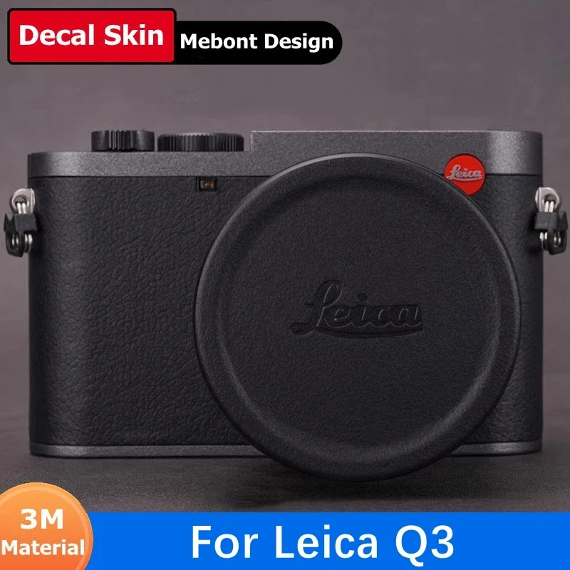Prispôsobená nálepka pre Leica Q3 Q 3 Nálepky na nálepku Cook Camera Sticker Vinyl Wrap Anti-Scratch Ochranta Film Protector Coat