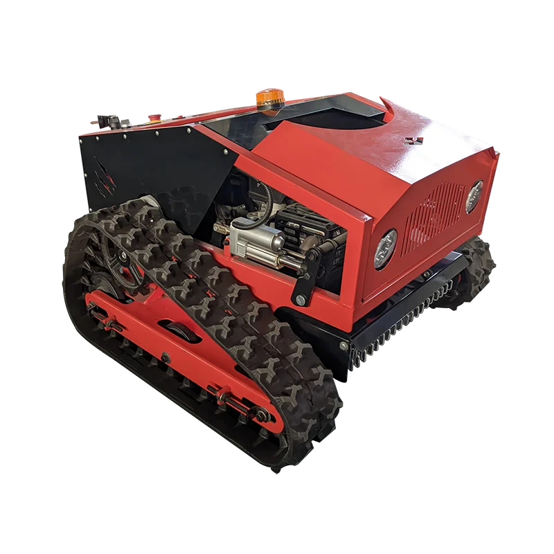 Prispôsobená robotická kosačka na diaľkové ovládanie pre farmárske záhrady a domáce sady