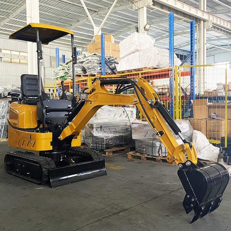 Prispôsobená Čína lacný mini malý digger 1,2 ton Mini vykopávanie 1 tonový stroj Excavator Hydraulický clewler digger továrenská cena