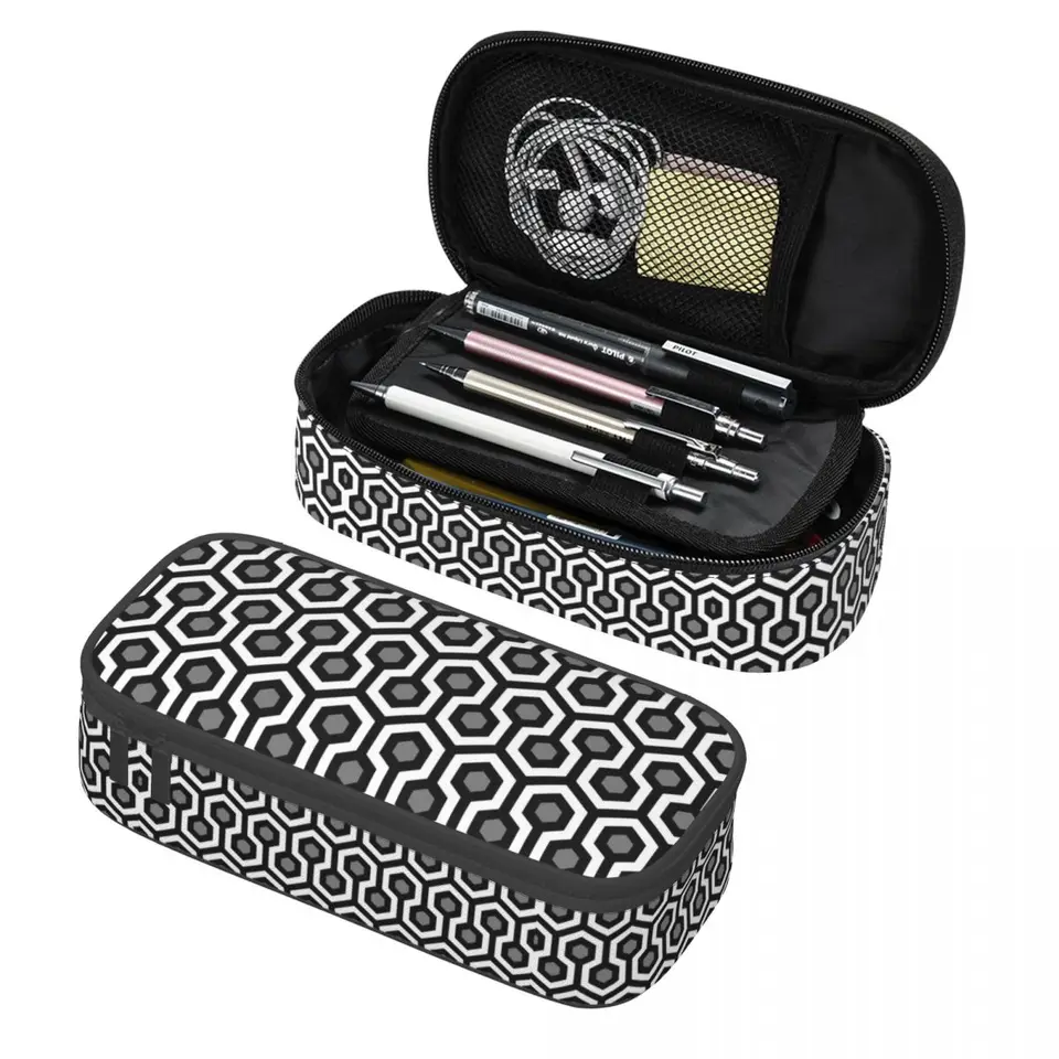 Prispôsobené geometrické vzorové ovládacie šesťuholníky pre hexagóny pre polovicu storočia Modern Overlook Hotel koberce s kobercov