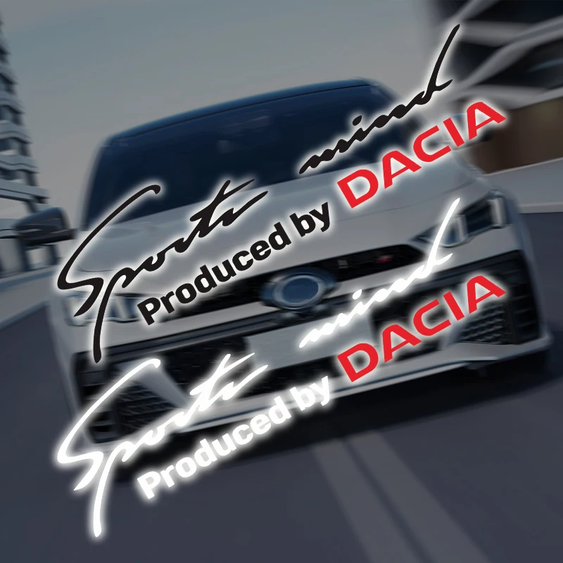 Prispôsobené nálepky na obočie s logom automobilu pre Dacia Duster Logan Sandero Lodgy Dokker Bigster Stepway MCV Solenza Largus 1300