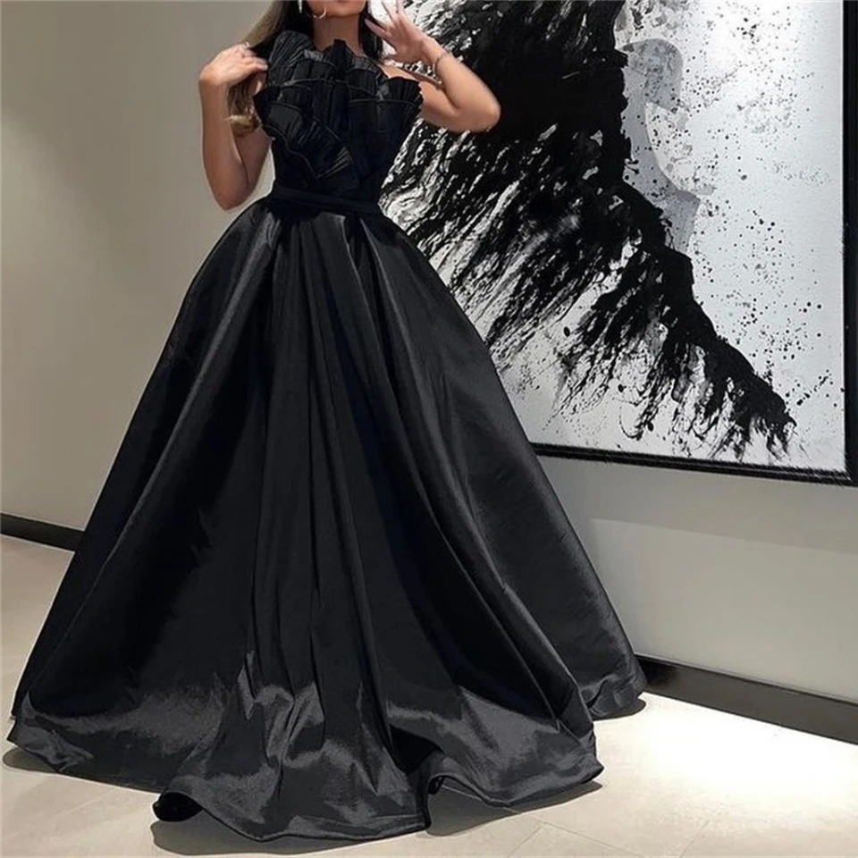 Prispôsobené plesové šaty elegantné slepá guľôčkové šaty quinceanera podlahová dĺžka menšie kvetiny Ruched Taffeta Formálne večer