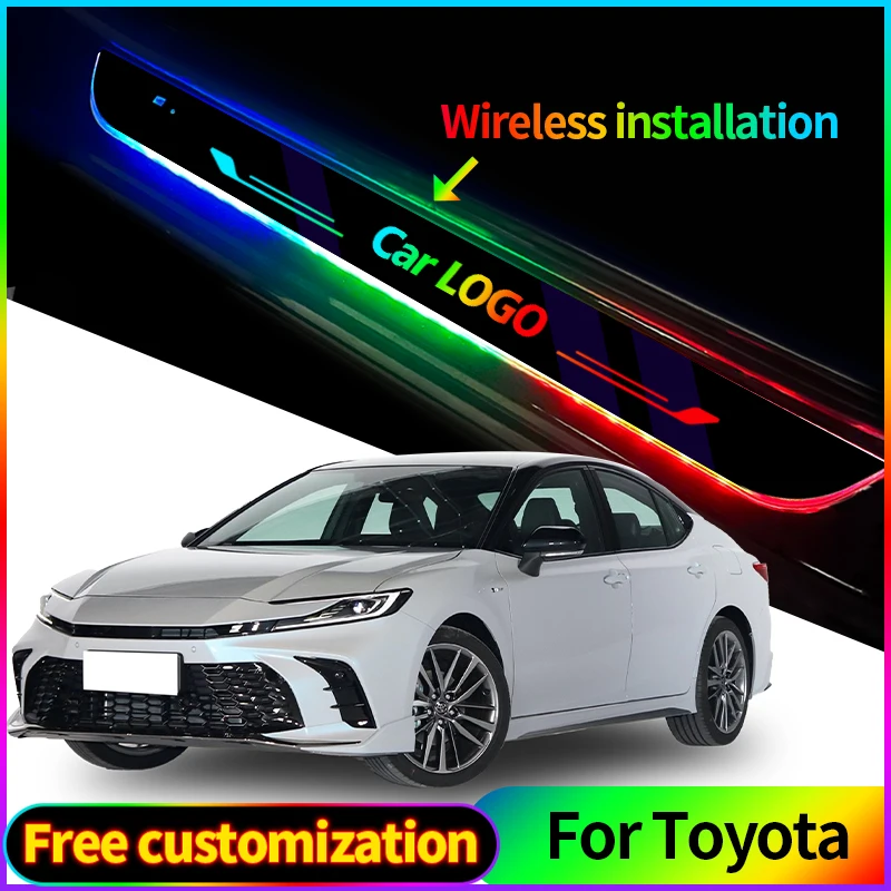 Prispôsobené pre GR Sport Yaris Chr Hillix auto Vítané dvere osvetlené lampa LOGO LOGO LED LED LED