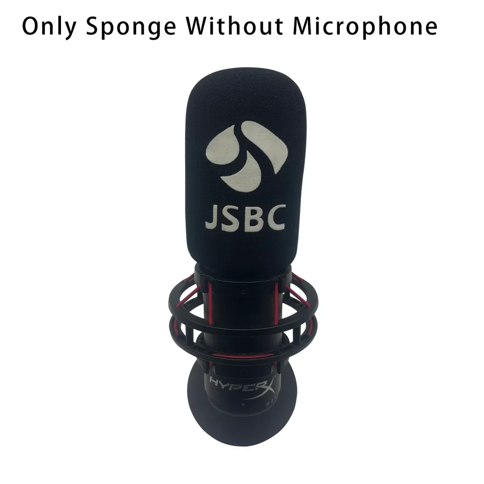 Prispôsobené televízne logo televíznych staníc Reportéri Rozhovor Tlač značky Mikrofón Čerinové sklo Pop filter pre Hyperx Quadcasts WhindShield