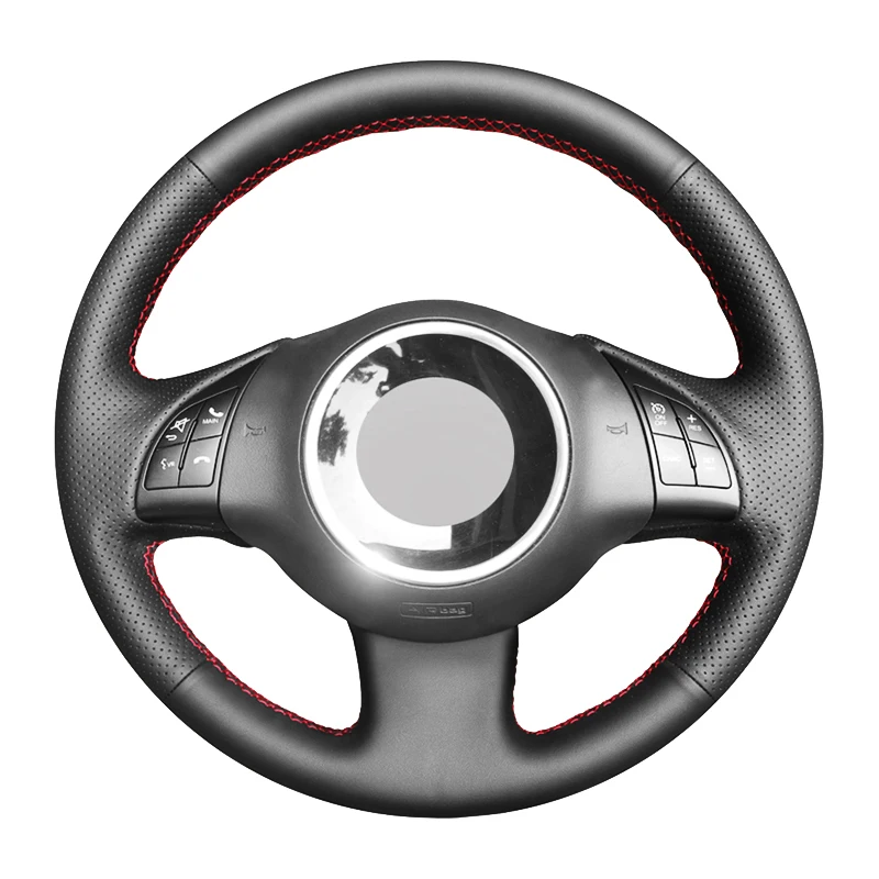 Prispôsobený kryt volantu automobilu pre Fiat 500 2007-2015 500E 2014-2018 500C 2014-2017 Kožený vrkoč pre volant