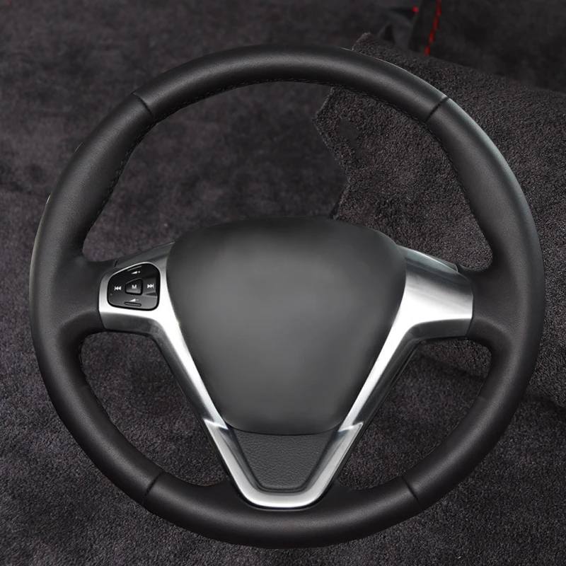 Prispôsobený kryt volantu automobilu pre Ford Fiesta 2008-2013 ECOSPORT 2013-2016