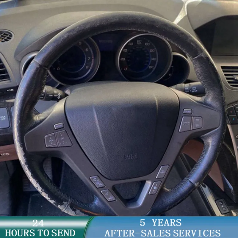 Prispôsobený kryt volantu automobilu proti šikanovaniu kožené kožené auto doplnky pre Acura MDX 2007 2008 2009 2010 2011 2012 2012 2013