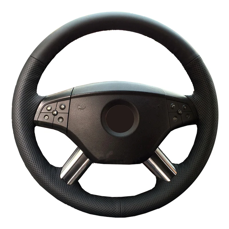 Prispôsobený originálny kryt volantu automobilu pre Mercedes Benz W164 M-trieda ML350 ML500 X164 GL-Class GL4 COLY BRAID
