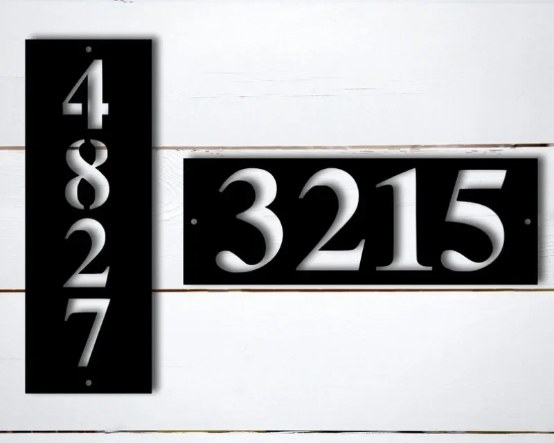 Prispôsobiteľná kovová domová tanier Hotelová izba Apartment Dvere Terné Dosky obytná adresa Plaque Metal Address Opna