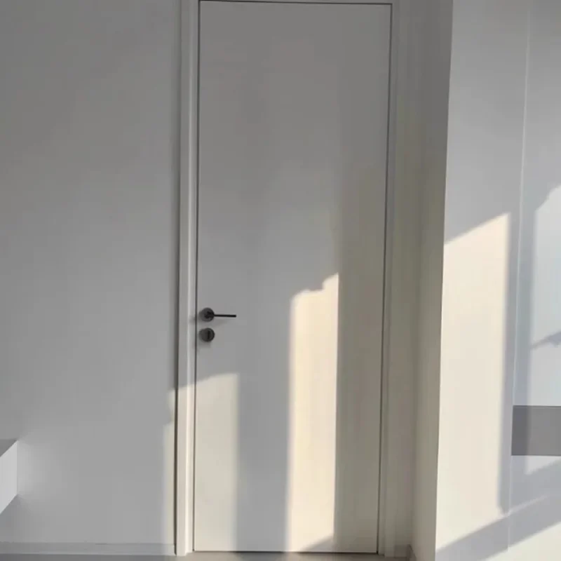 Prispôsobiteľné bezrámové spálne dvere biele vstupné dvere predné dvere pre dom hotel Puertas para dormitorio domáci nábytok