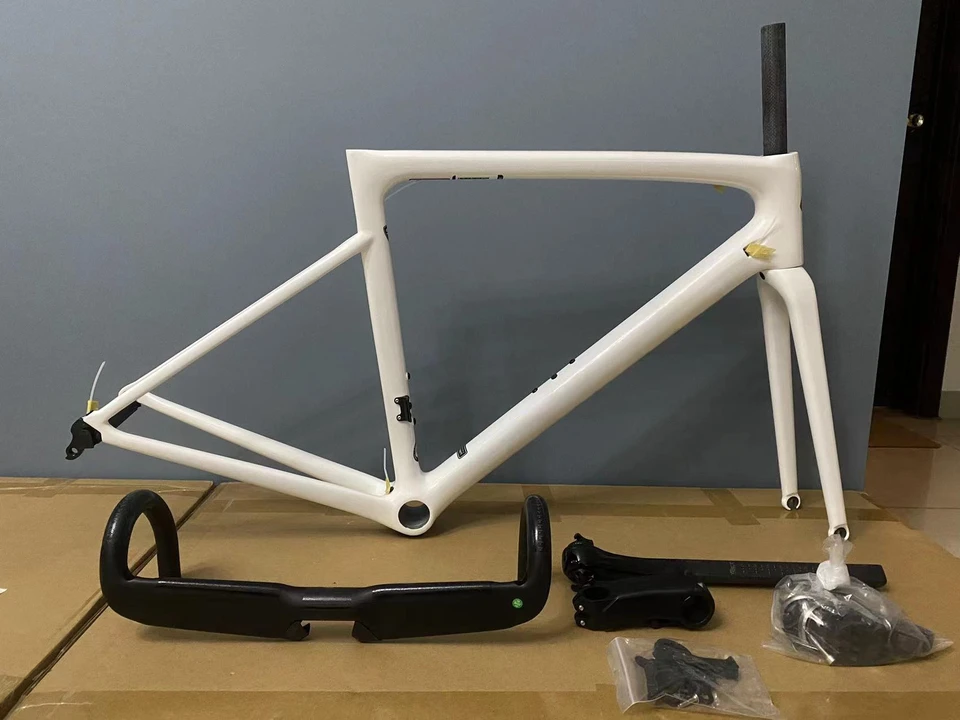Prispôsobiteľné roadové pretekárske bicykel Roadový bicykel s riadidlami+vidlička+BRKZU SELTPOST T1000 UD GLOSSY & MATTE