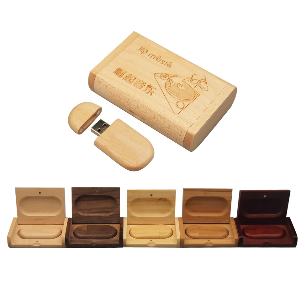 Prispôsobiť logo značky Wood Pendrive USB Flash Drive Drive USB 2.0 4 GB 8 GB 16 GB Memory Stick 32 GB 128 MB Darčeky (Logo viac ako 10ks)