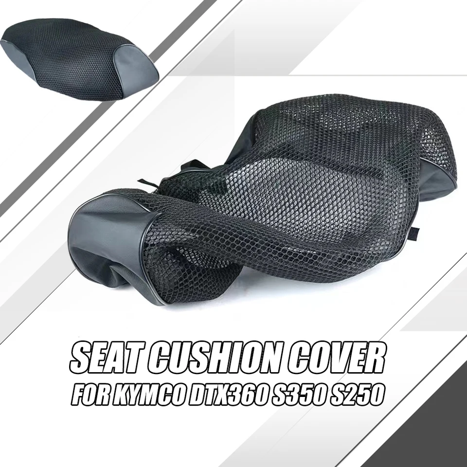 Prispôsobte Kymco DTX360 DTX 360 S350 S250 CUSHION CRASION PRE PROCESNÁ OCHRANA Izolácia Zhruba kožená pletivo vankúšový kryt
