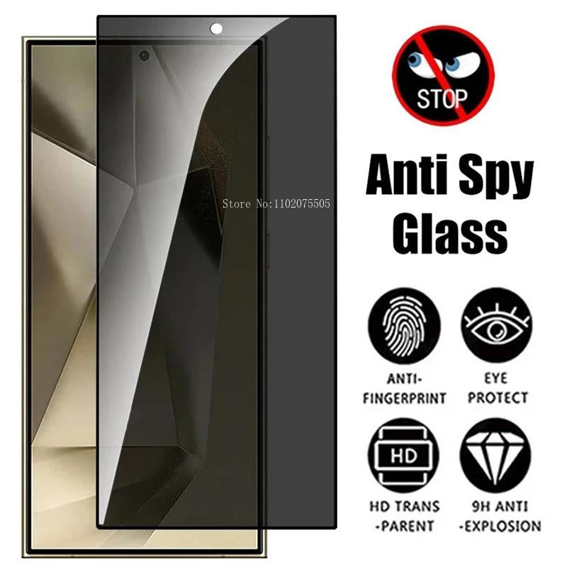 Privacké sklo pre Samsung Galaxy S24 Ultra S24+ Plus Anti-SPY Screen Screent Protector S23ultra Anti-Scratch na Samsung A2Core