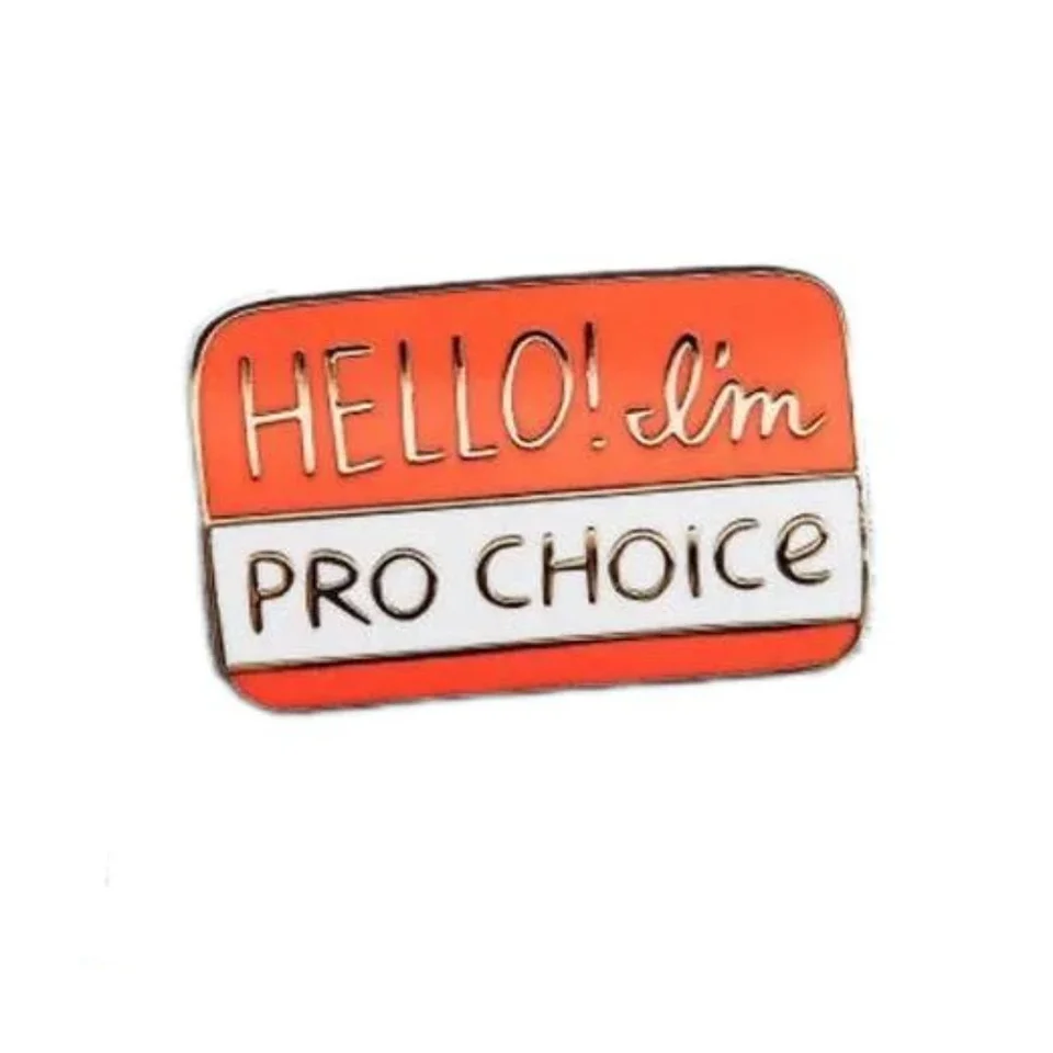 Pro-Coice Pin, Soft Smlene Pin, Feminist, Human Rights, Šperky, umenie, umelec, darček