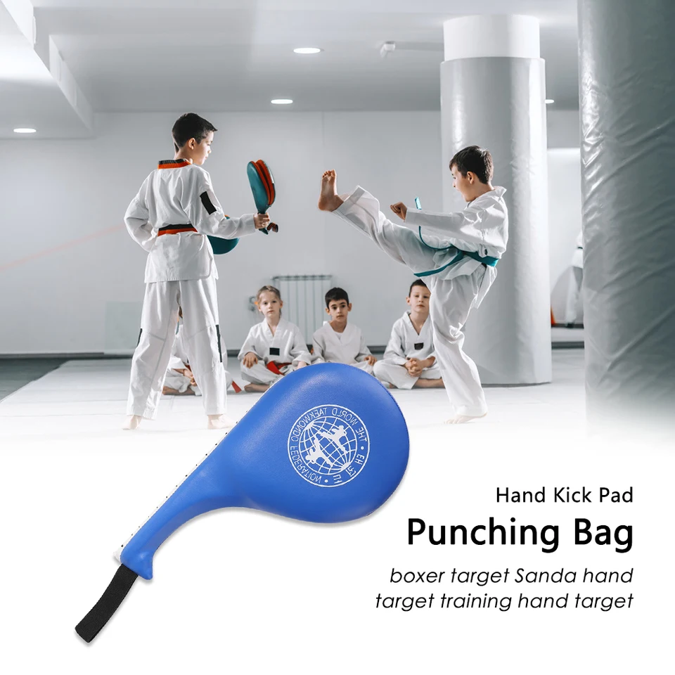 Pro Taekwondo Foot Target Kick Pad Nastaviteľné náramky Foot Box Boxing SANDA TRACKOVÉ PODMIENKY KickBoxing Equipment