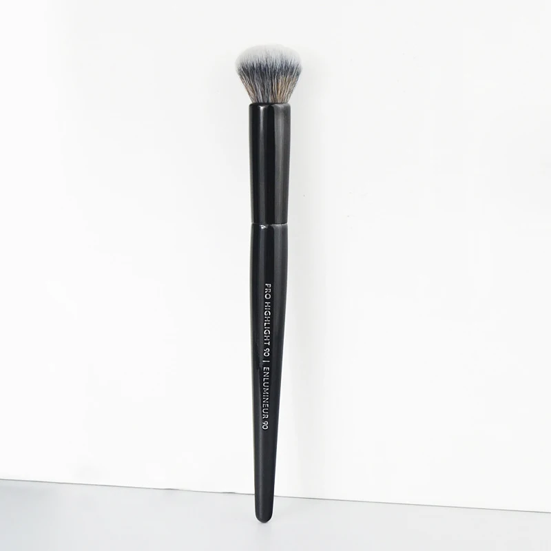 Pro zvýraznenie kefy na make -up #90 - Round Soft Synthetic Syntetic Práškovú prášok Zvýraznenie kozmetickej kefy