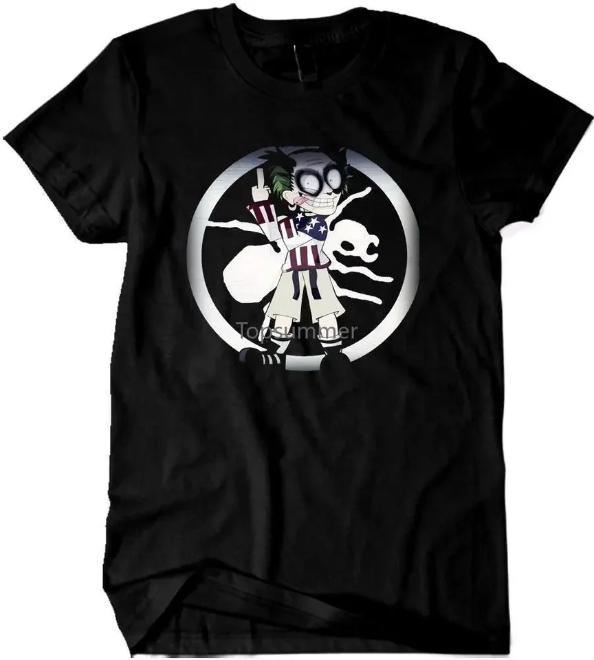 Prodigy Keith Flint Breat Hardcore Tričko rukávy tričko Homme New Fashion Pánske pánske rukávy Čínsky štýl