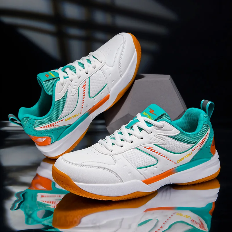 Profesia unisex badminton tenisky, ktoré nekĺzajú ženské stolové tenisové trénerky Light Weight Men volejbal tréning tenisové topánky 9028