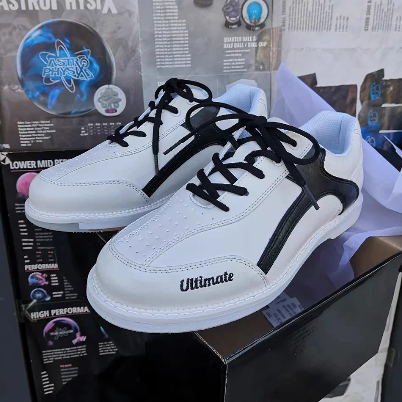 Profesionálna bowlingová topánka pre unisex luxusnú značku Indoor Sports Shoe Mens Dámske dizajnérske dizajnérske topánky kožené telocvičňa výcvik topánky