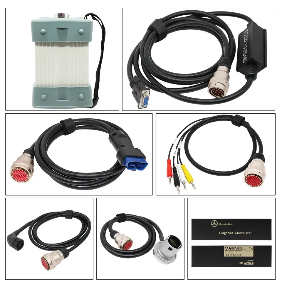 Profesionálna MB Star C3 Full Chip MB C3 Plná sada podporu 12v a 24v SD Connect Multiplexer Tester Diagnostický nástroj pre vozidlá/nákladné autá