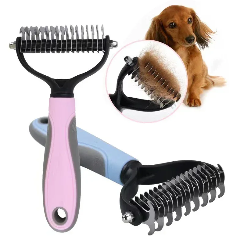 Profesionálne domáce zviera Deshedding Brush Dog Remover