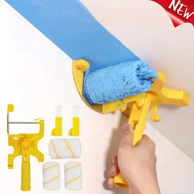 Profesionálne farby Edger Roller Brush Ručné nástenné maľby valček DIY opravy steny Stropné okno maľba orezávanie Nástroje